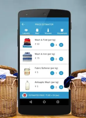 Pick My Laundry - Doorstep Was android App screenshot 2