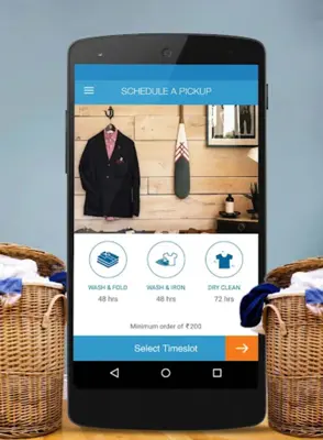 Pick My Laundry - Doorstep Was android App screenshot 4